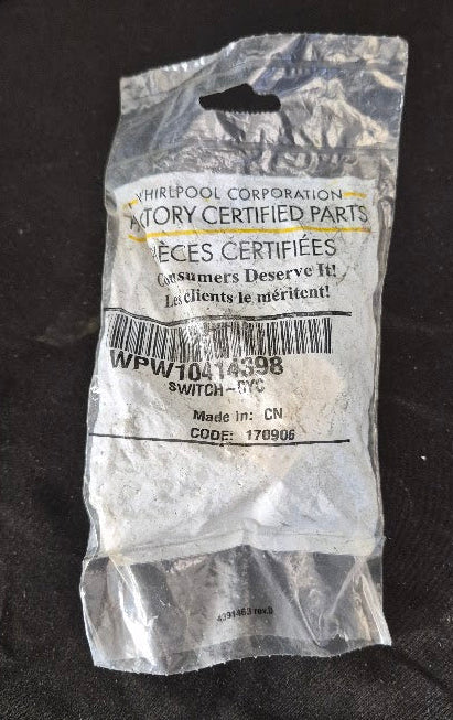 WPW10414398 Whirlpool Washer New Cycle Switch OEM