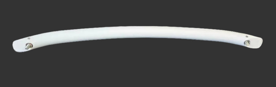 WR12X10927 GE Refrigerator White Freezer Door Handle Used OEM 2