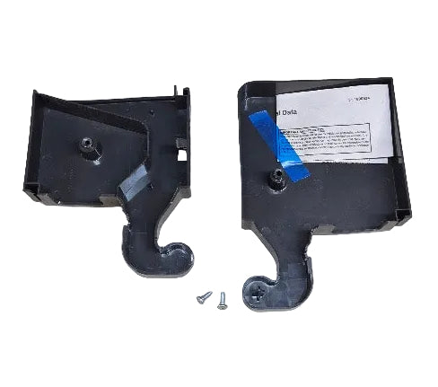 WR13X24930 WR13x24931 GE Refrigerator Upper Door Hinge Cover Set Used OEM 2
