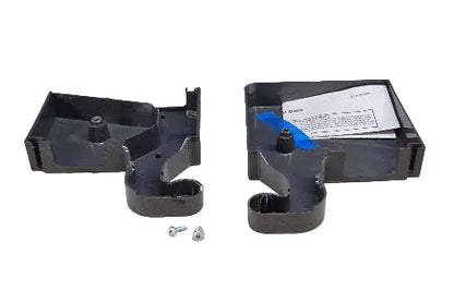 WR13X24930 WR13x24931 GE Refrigerator Upper Door Hinge Cover Set Used OEM 5