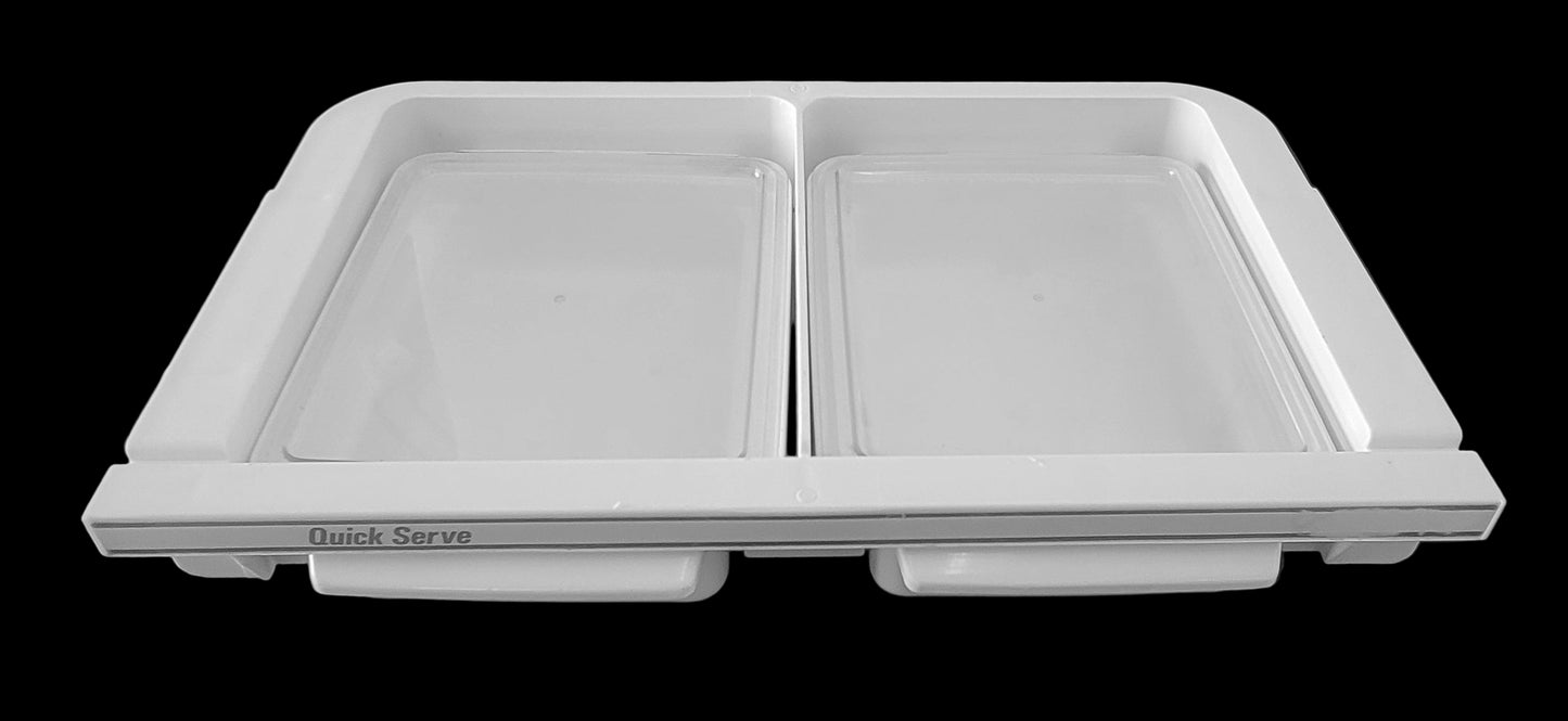 WR17X2949 WR17x2957 GE Refrigerator Snack dish Slide In Food Storage Rack