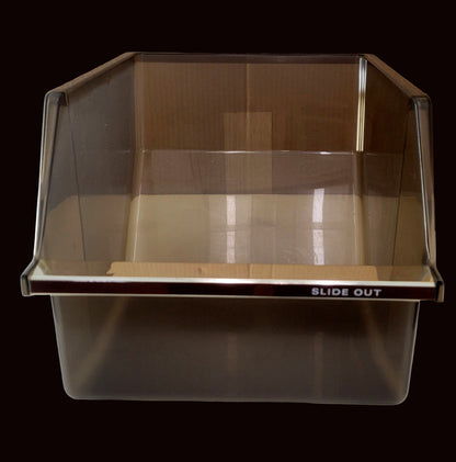 WR21X190 GE Refrigerator Brown Freezer Basket Drawer Pan