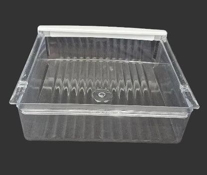 WR32X10839 GE Refrigerator Snack Pan Drawer Used OEM back