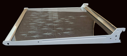 WR71X1650 GE Refrigerator Wheat Pattern Glass Shelf