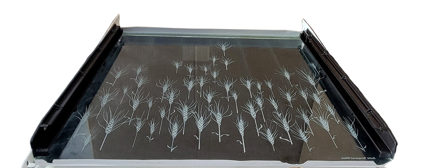 WR71X1651 WR71x1516 GE Refrigerator Glass Meat Pan Shelf