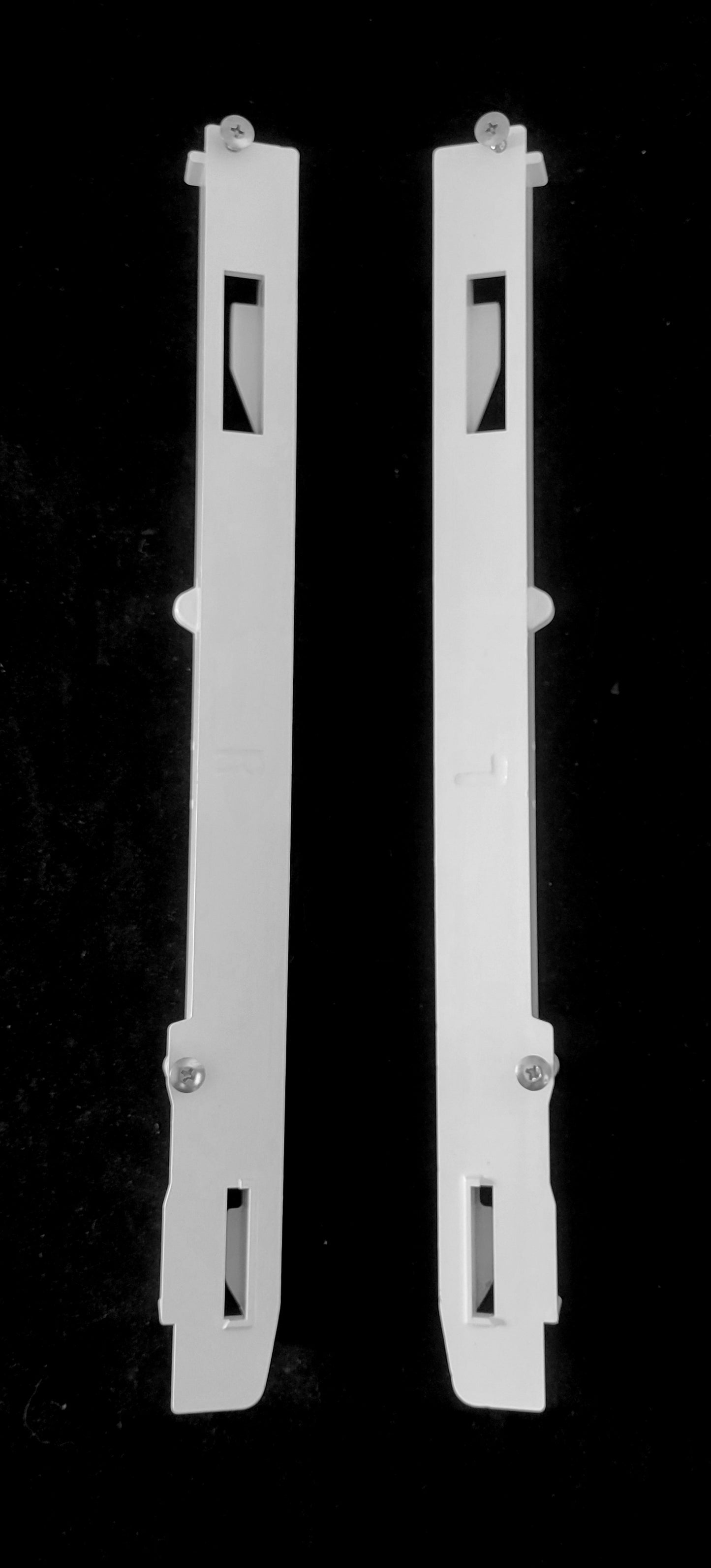 WR72X210 WR72X211 GE Refrigerator Snack Pan Rail Set