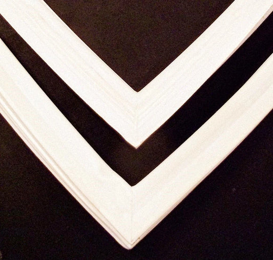 ADX73550625 LG Refrigerator Used White Left Door Gasket