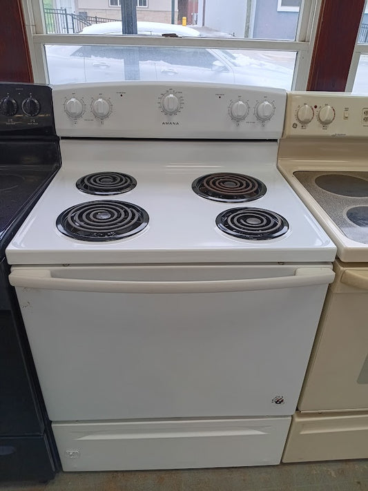 Used Reconditioned Amana White Electric Range