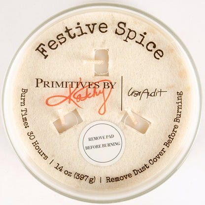 Santa's Tree Farm Festive Spice 3-Wick Christmas Candle