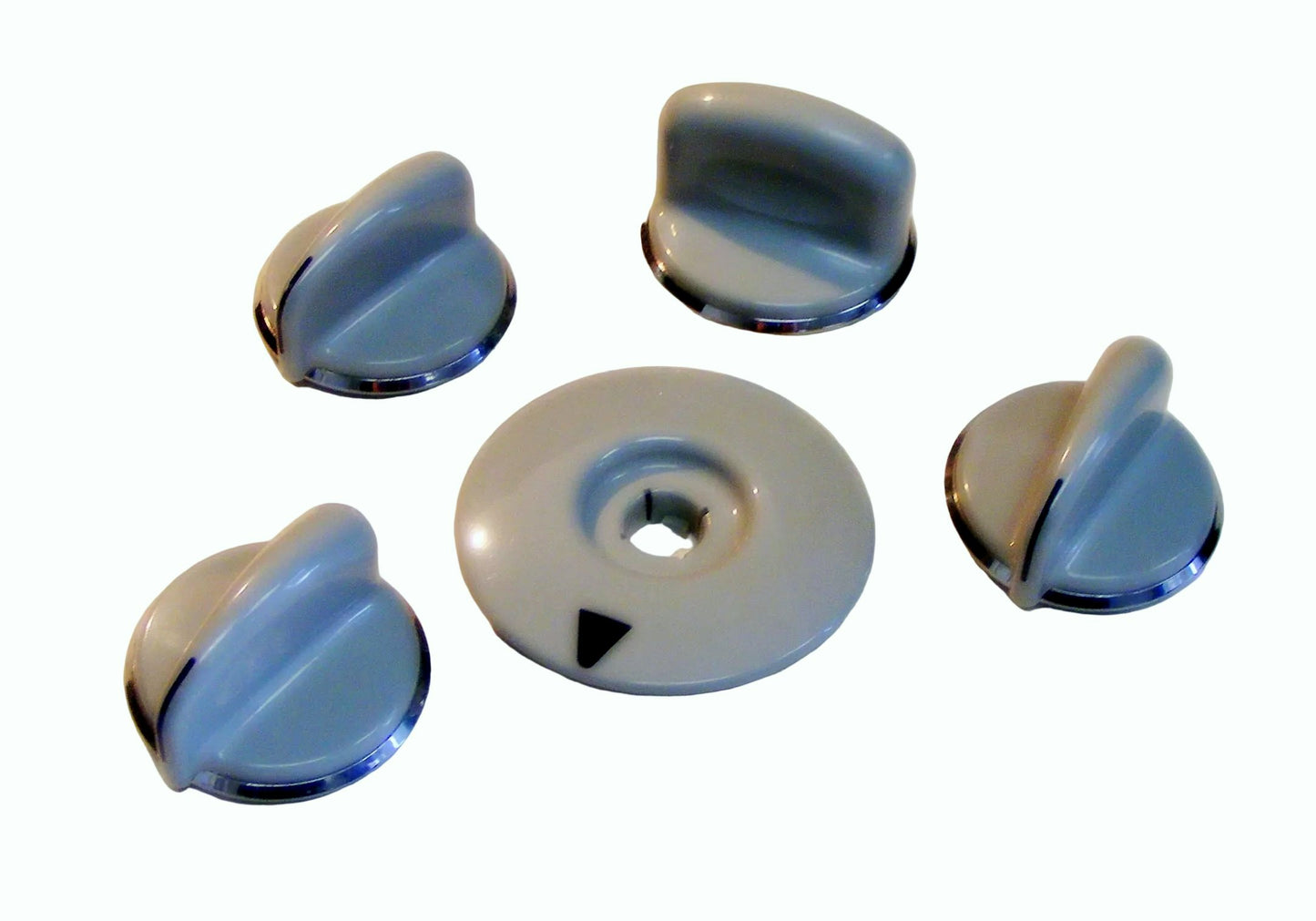 WH01x10629 WH01x10462 GE Washer Dark Gray Control Knob Set