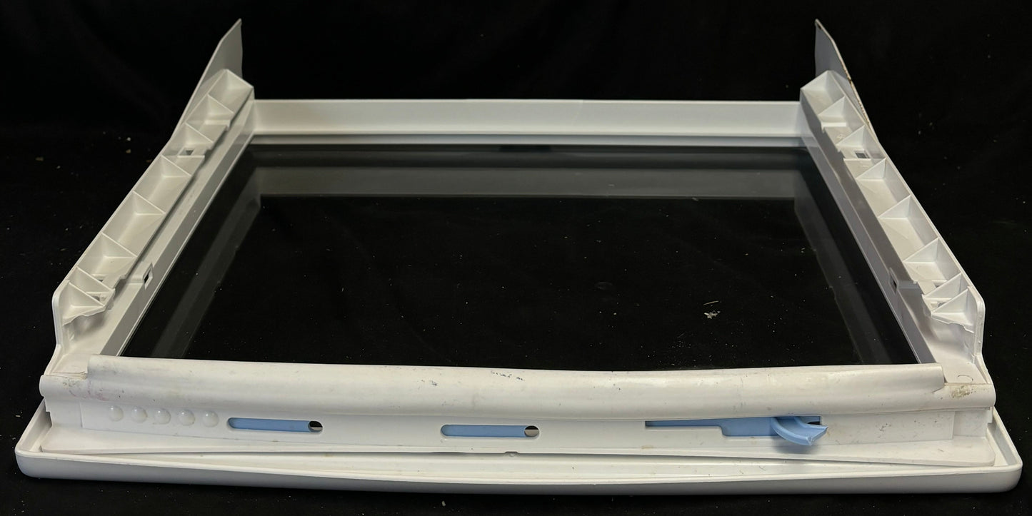 67003389 67002900 Maytag Refrigerator Crisper Cantilever Glass Shelf