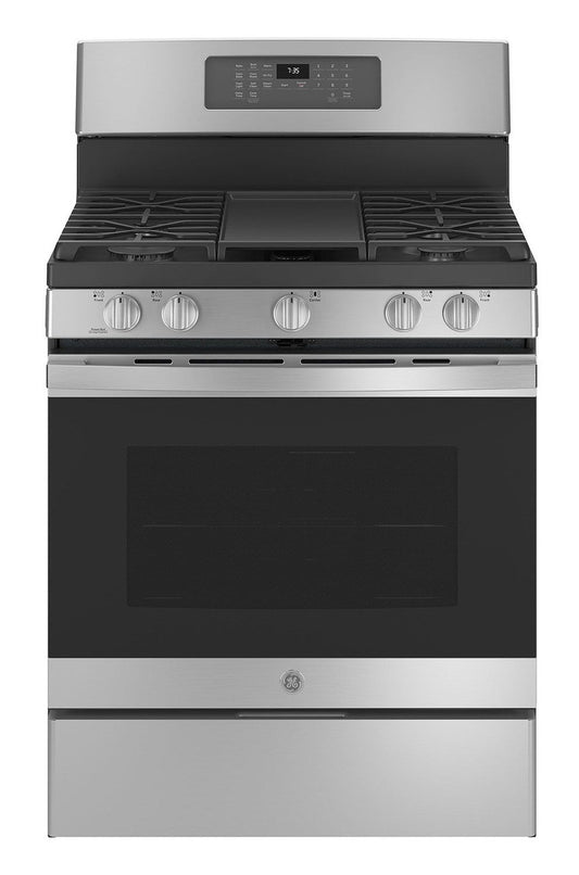 NEW GE Stainless Steel Gas Range No Pre Heat Air Fry Convection