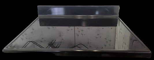 W10336323 Whirlpool Range Black Glass Main Cooktop
