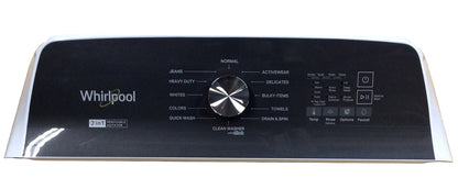 W11643702 Whirlpool Washer Control Console Panel