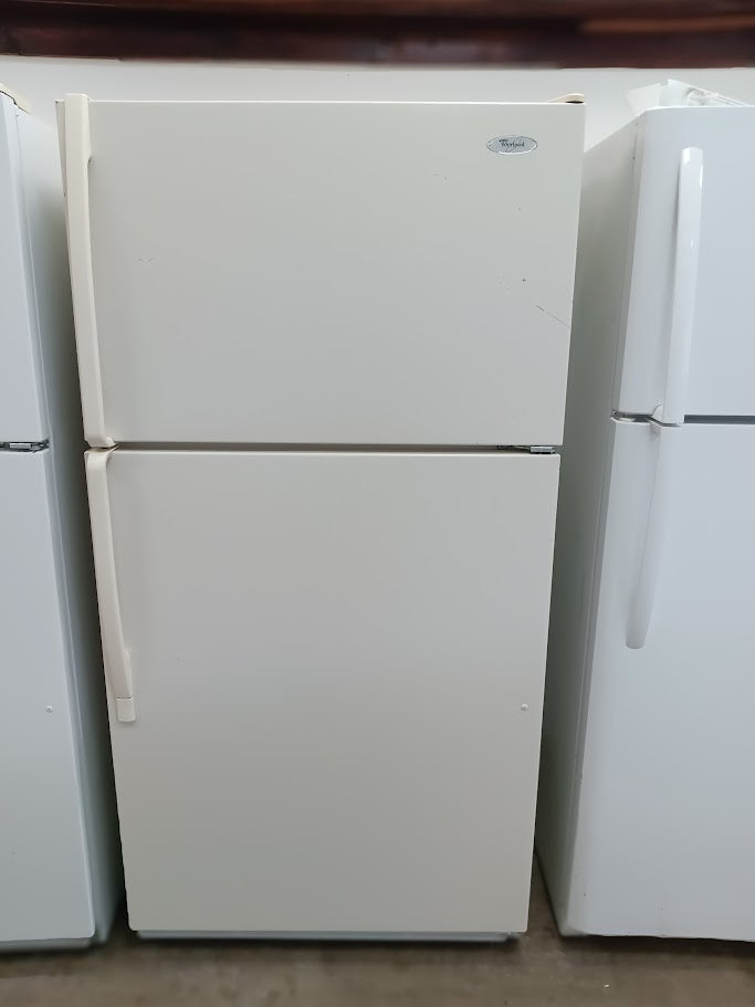 Used Reconditioned Whirlpool 21 Cu. Ft. Bisque Refrigerator
