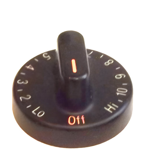 WPY703899 Jenn Air Range New Black Burner Control Knob