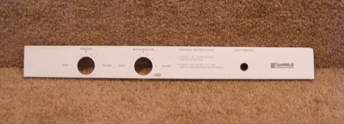 1110707 Escutcheon Control Label