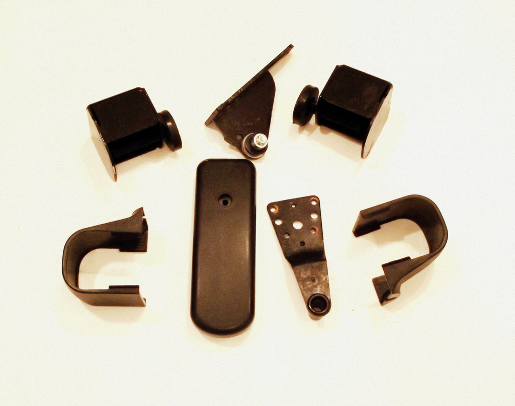 12566606ED R9800670 Amana Refrigerator Black Door Hinge Pack