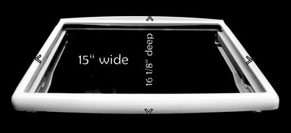 glass shelf measurements