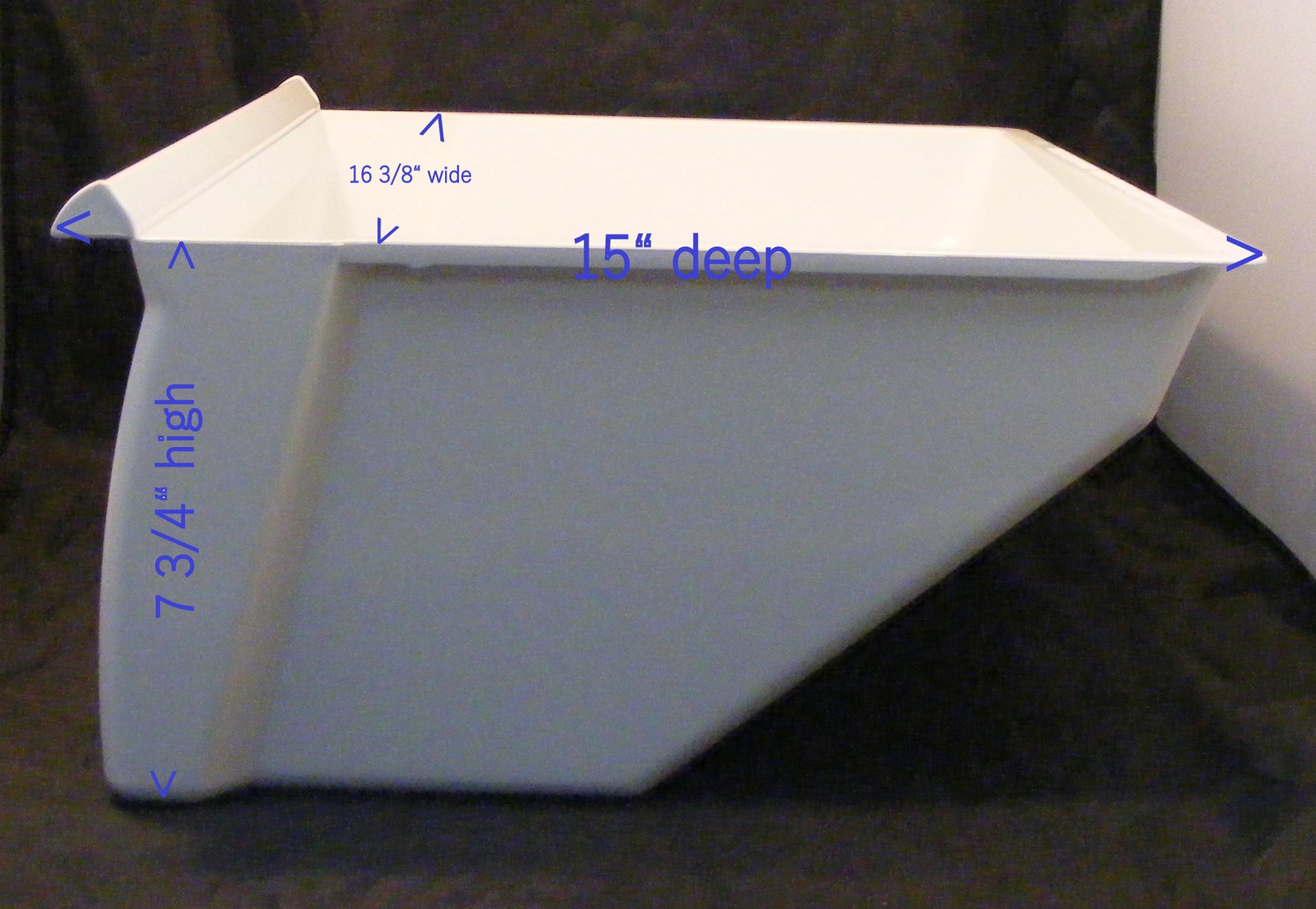 2179290 2174118-A meat pan measurements