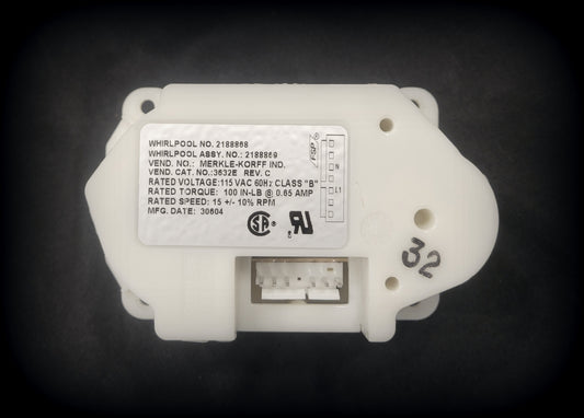 2188868 Whirlpool Refrigerator Auger Motor