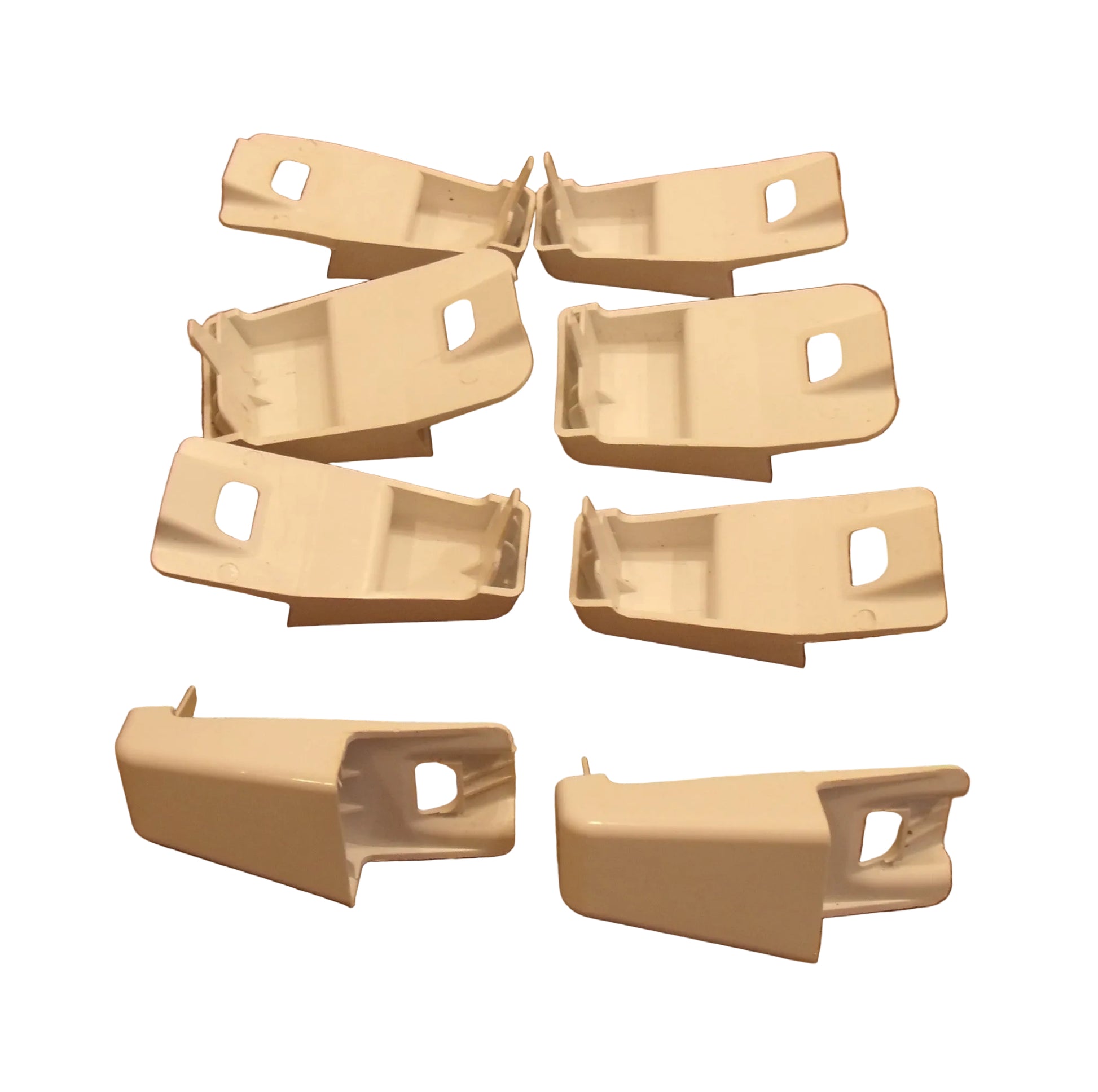 Door trim end cap set
