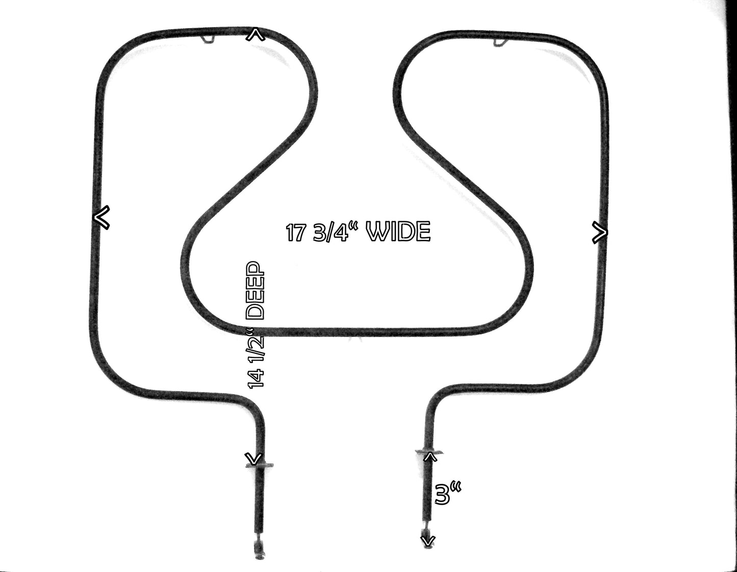 bake element measurements