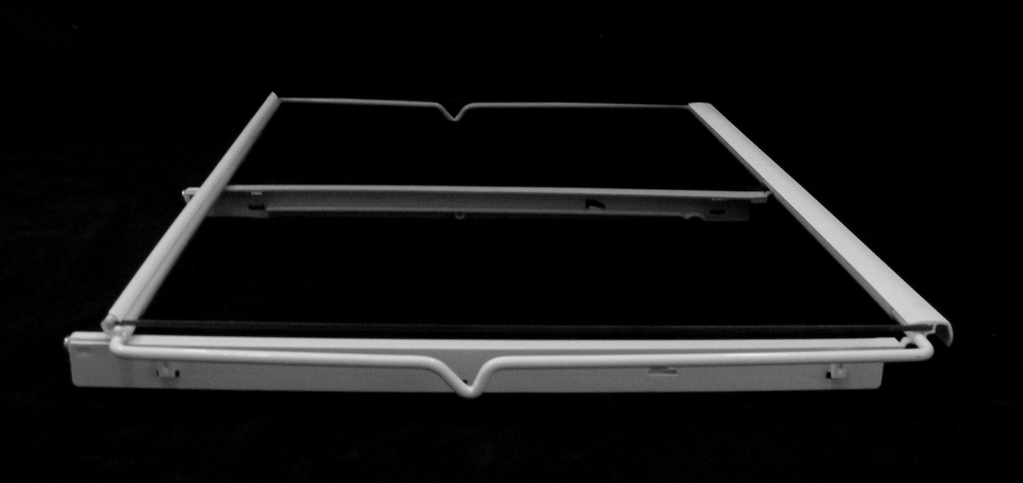 240372408 240350621 Frigidaire Refrigerator Complete Glass Meat Shelf