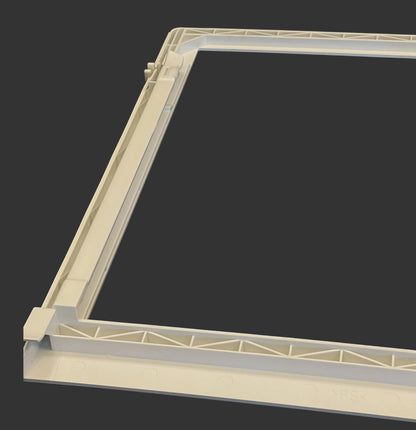 240350903 240350603 Frigidaire Refrigerator Lower Crisper Frame w/ Glass 2