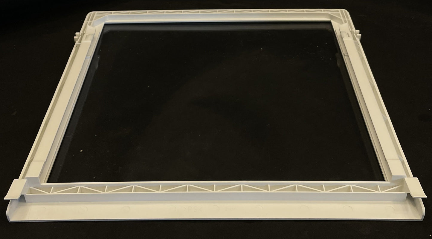 240350903 240350603 Frigidaire Refrigerator Lower Crisper Frame w/ Glass back