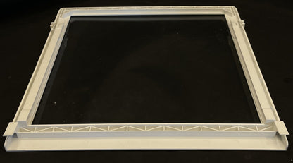 240350903 240350603 Frigidaire Refrigerator Lower Crisper Frame w/ Glass back