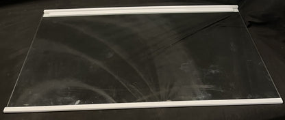 WPW10691487 Whirlpool Refrigerator Meat Pan Glass Shelf Used OEM
