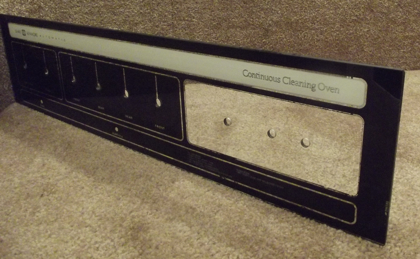 296588 Whirlpool Range Black Glass Lamp Cover 2