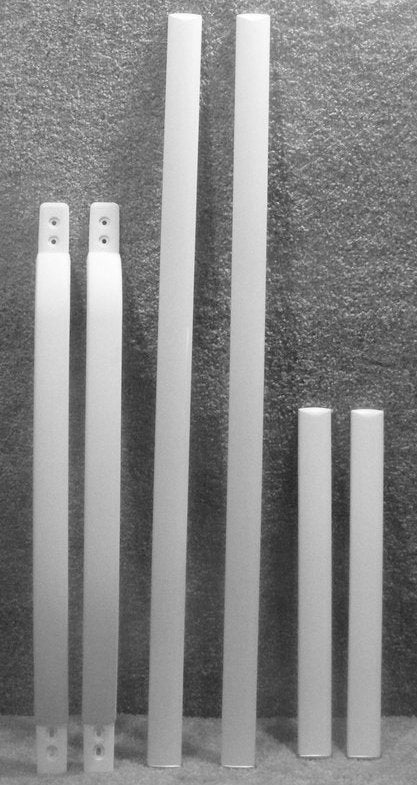 297311201 , 218811618 , 21881615 Frigidaire Refrigerator White Door Handle Set