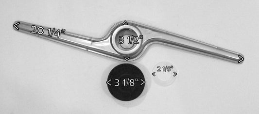 spray arm measurements