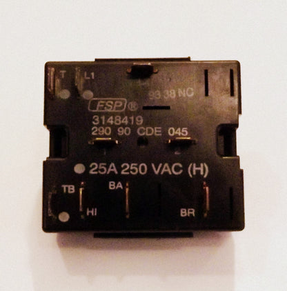 3148419 Oven Selector Switch back