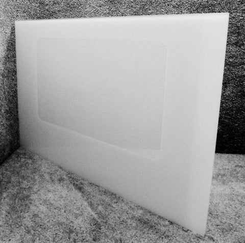 316089013 Frigidaire Range White Outer Oven Door Glass
