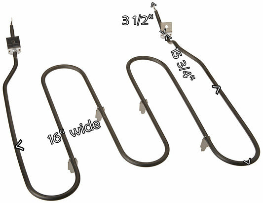 bake element measurements