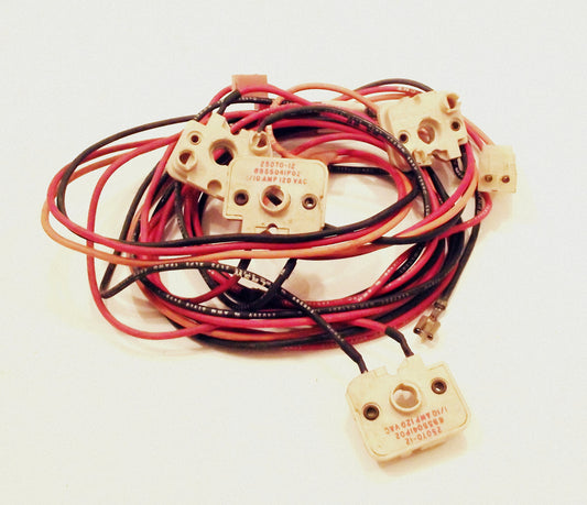 3203451 Tappan Frigidaire Gas Range Burner Ignitor Switch Set with Wiring