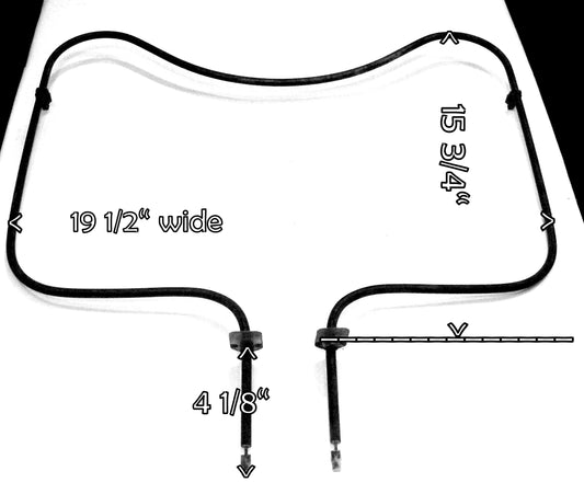 bake element measurements