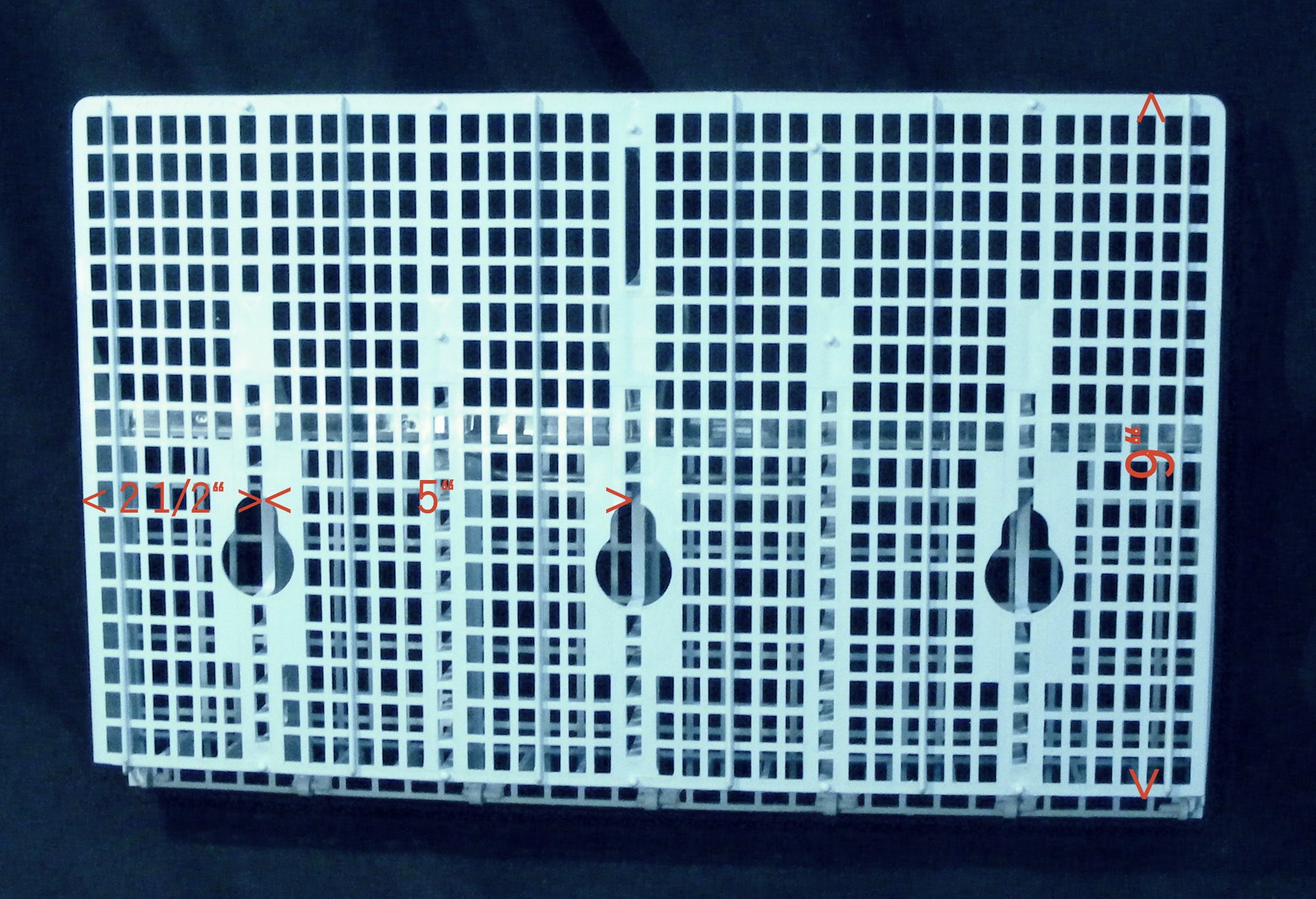 3369490 Silverware Basket measurements