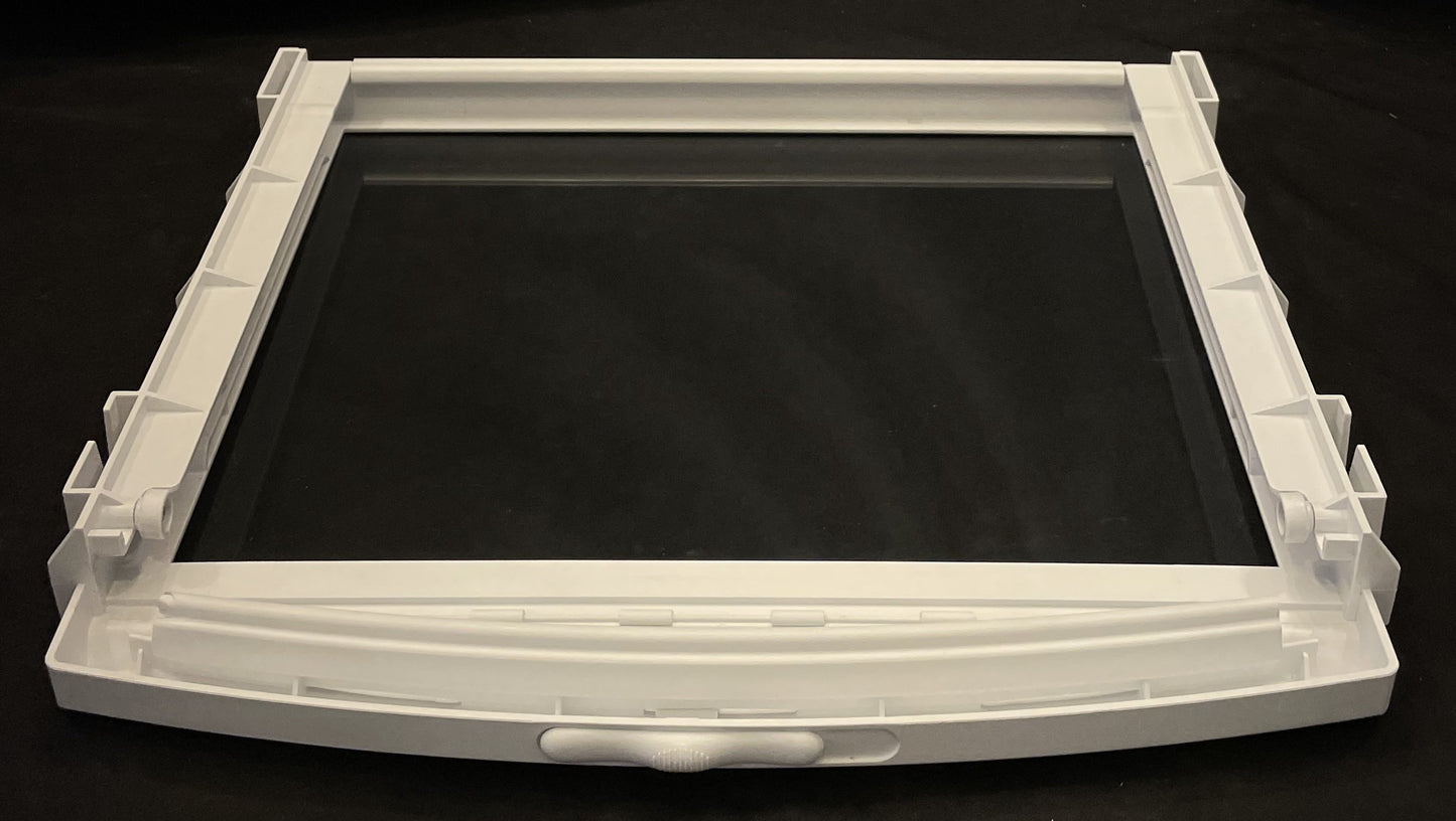WR32X26246 GE Refrigerator Fruits and Vegetable Pan Cover w/ Glass