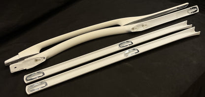 5304485330 241927001 Frigidaire Refrigerator White Handle w/ Trim Set