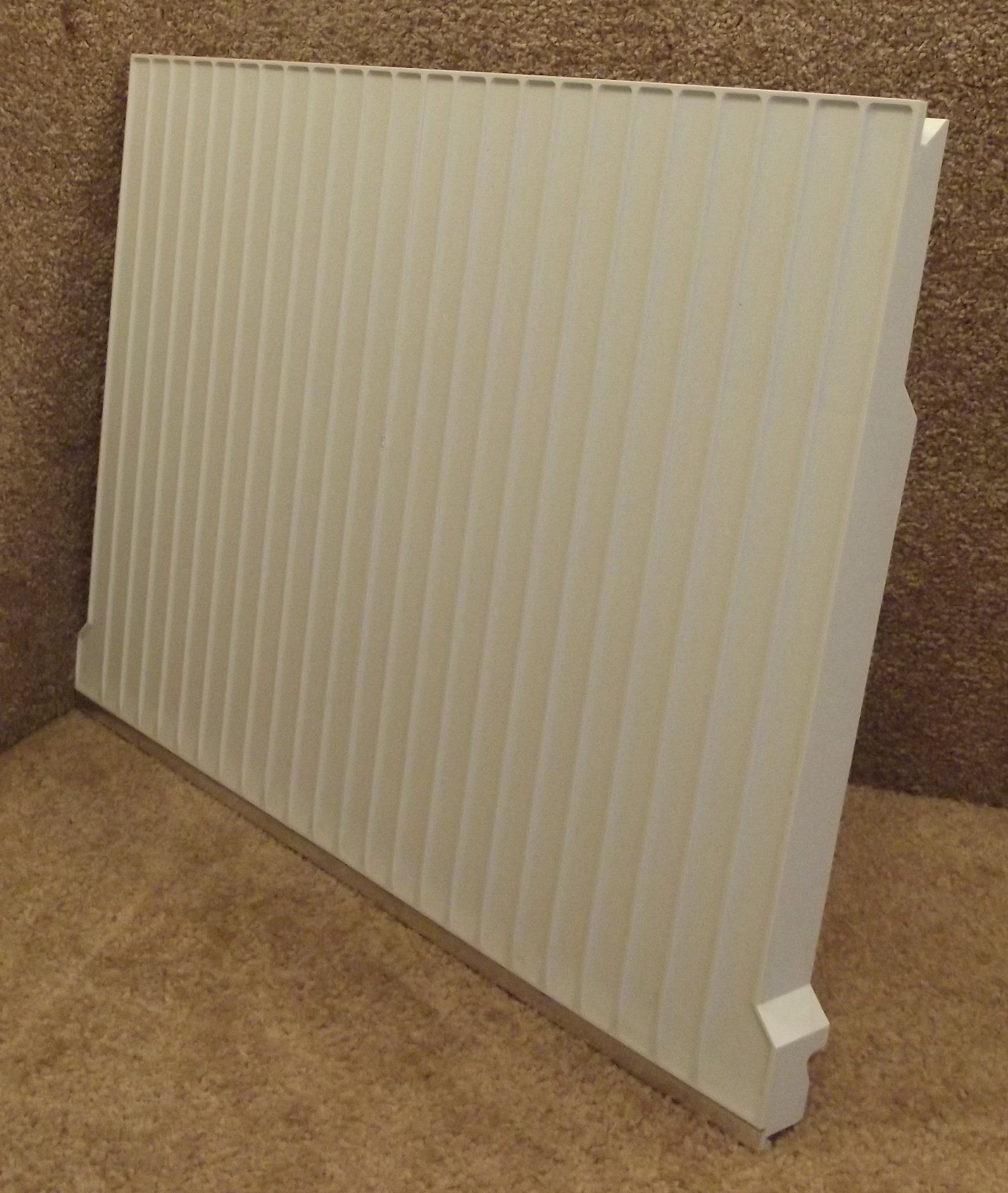 61001583 Crosley Refrigerator White Crisper Drawer Cover