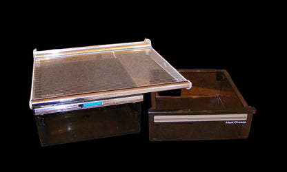 67274-2 67650-1 Maytag Refrigerator Meat Shelf and Meat Pan with Housing