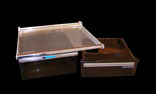 67274-2 67650-1 Maytag Refrigerator Meat Shelf and Meat Pan with Housing