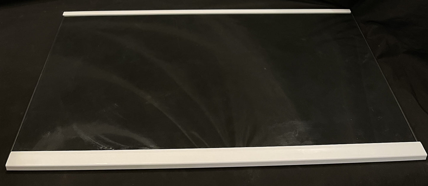 WPW10691487 Whirlpool Refrigerator Meat Pan Glass Shelf Used OEM