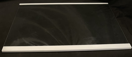 WPW10691487 Whirlpool Refrigerator Meat Pan Glass Shelf Used OEM
