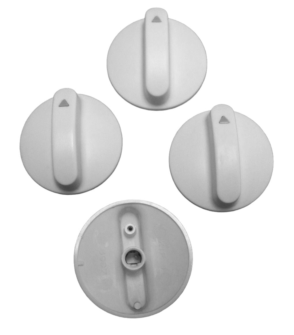 WP74003611 Maytag Range White Burner Switch Knob Set