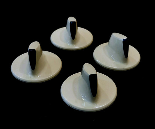 74008732 Maytag Range Bisque Burner Switch Knob Set (4)